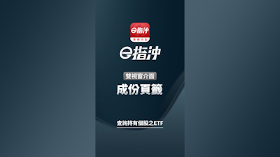 雙視窗介面 ─ 成份頁籤